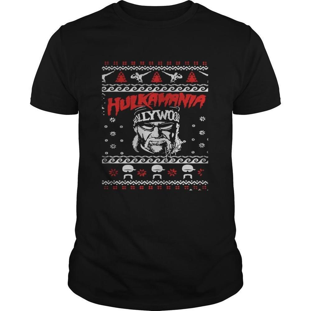 Hulkamania Hollywood Christmas Shirt